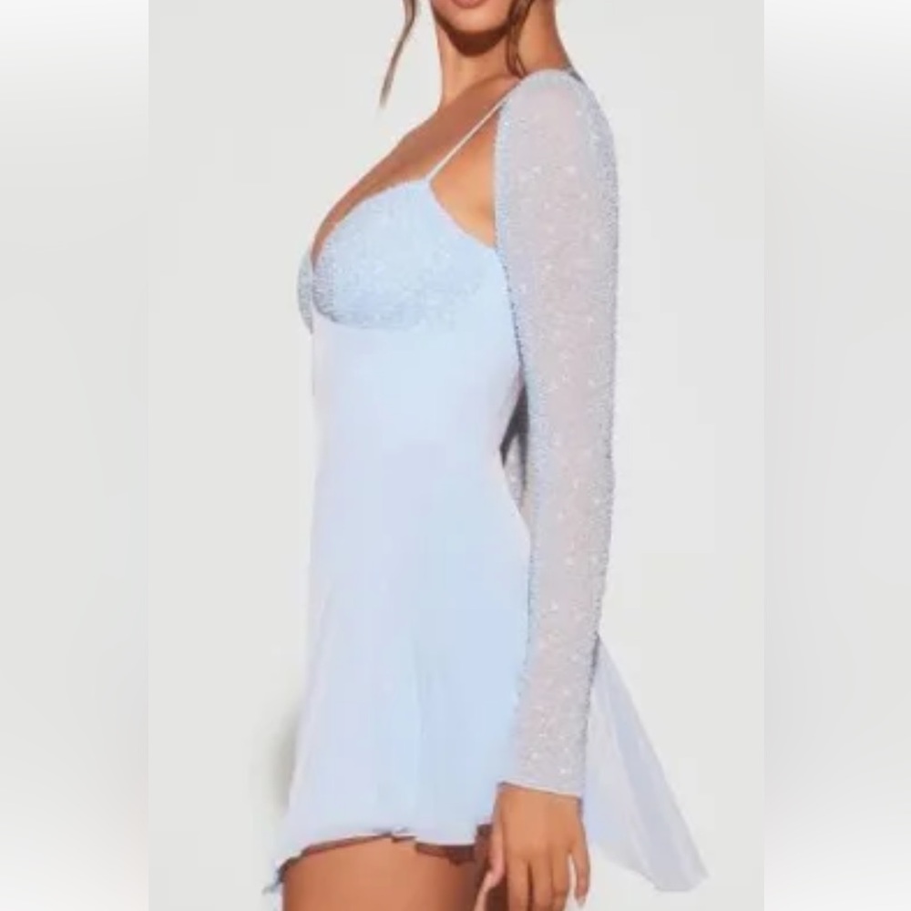 Oh Polly Naples Embelished Mini Dress - Picture 10 of 11